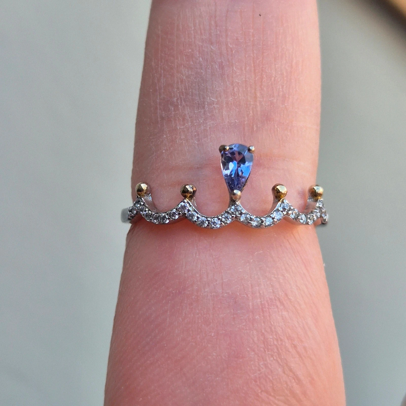 Natural Tanzanite S925 silver ring – photo 9